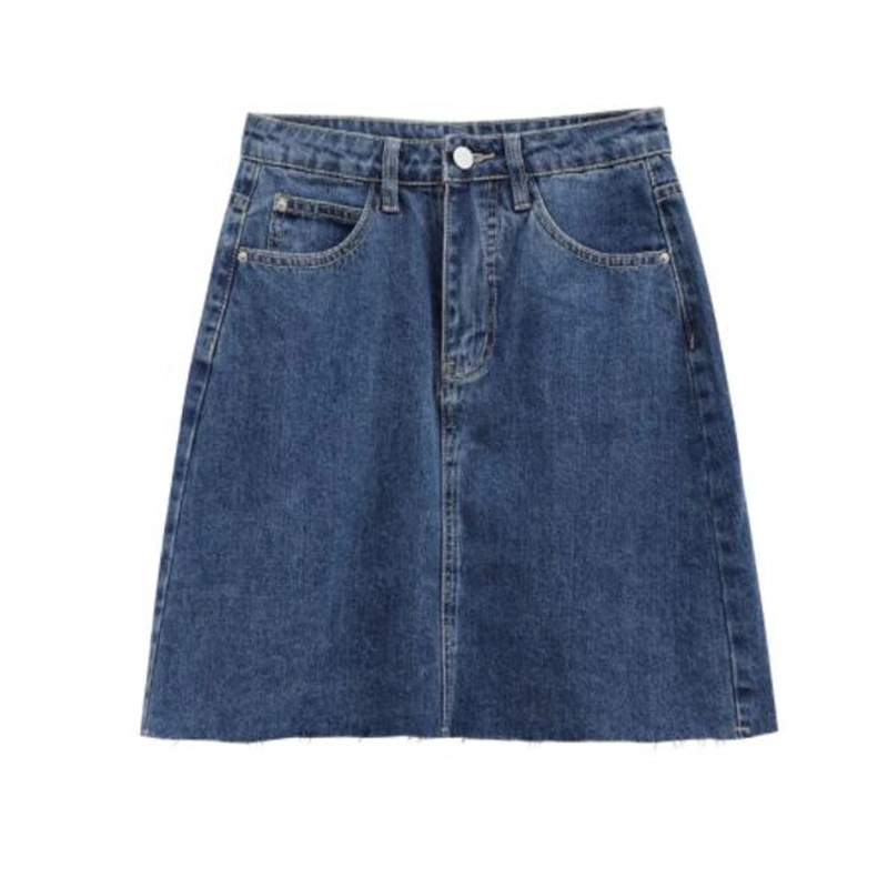 Summer Ladies High Waist Girls Multicolor Denim Jean Skirts