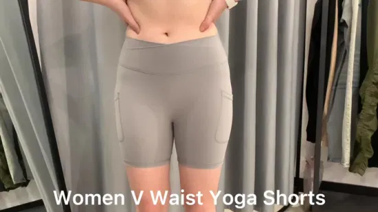 Meilleure vente, vêtements de sport, vêtements de sport pour femmes, Push up, vélo, Yoga, froissé, entraînement des fesses, Shorts de gymnastique