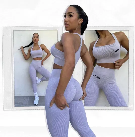 Xsunwing gros survêtements personnalisés femmes automne vêtements haut court sans manches deux pièces pantalon ensemble yoga vêtements de sport ensembles de yoga sexy