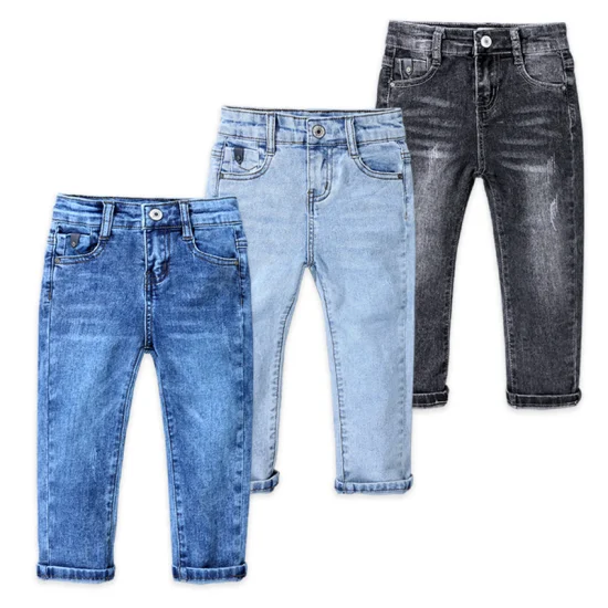 2022 été Enfant Fille Solide Bleu Jean Court Décontracté Fille Denim Short Chaud